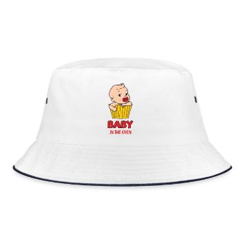 Bébé au four - Bob - blanc/marine - Devant