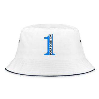 Pole position - Bucket Hat - white/navy - Front