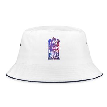 Time and Relative Dimension in Space - Bucket Hat - white/navy - Front