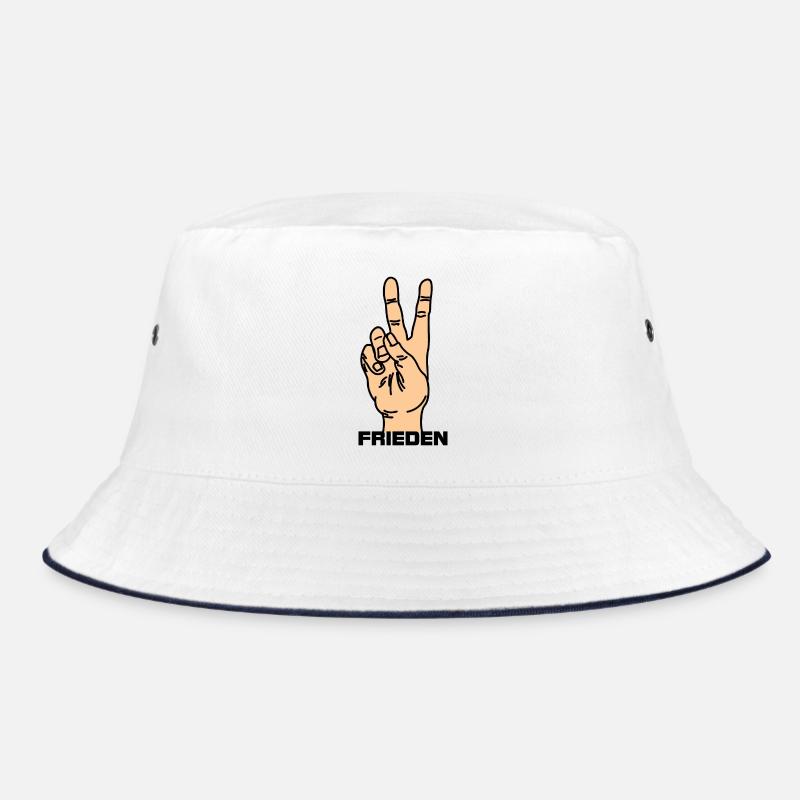 Handgeste deutsch Hautton Bucket Hat