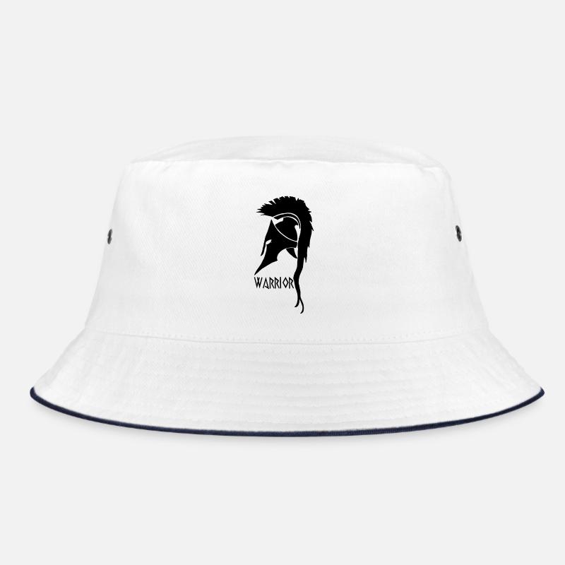 Antique Warrior Black Helmet Bucket Hat