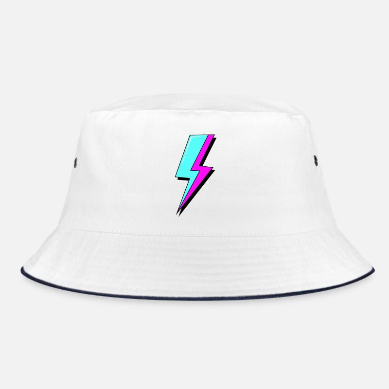 Psychedelische Neon-Beleuchtung Bucket Hat
