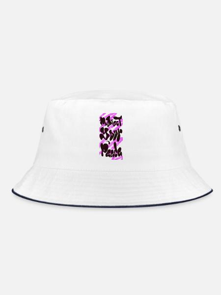 Schütze deinen Frieden - Bucket Hat - Weiß/Navy