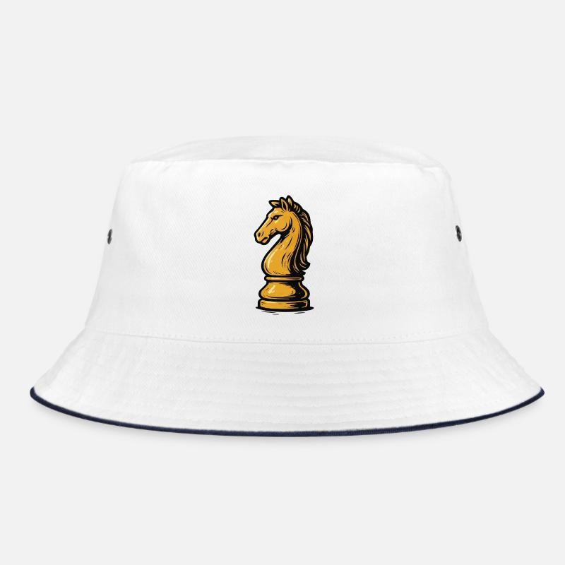 Pferd Schach Figur Bucket Hat