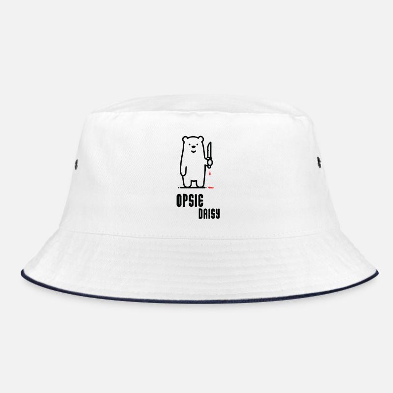 Bär mit Messer – Opsie Daisy Bucket Hat