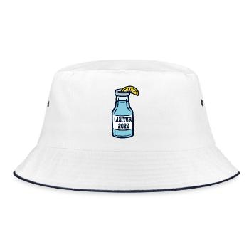 Graduation ceremony Abitur 2026 - Bucket Hat - white/navy - Front