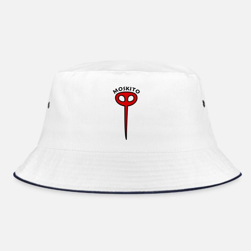 Roter Moskito Bucket Hat