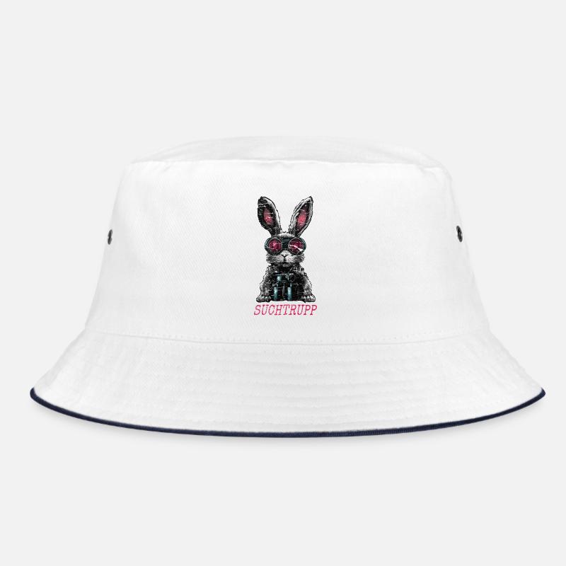 Easter Search Party Cool Easter Bunny - Bucket Hat - white/navy