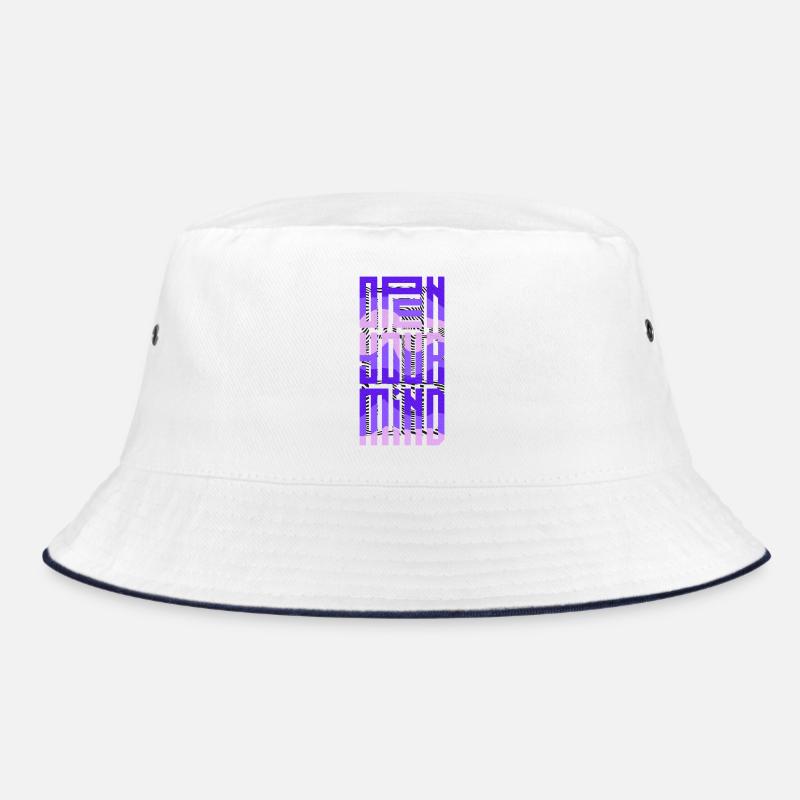 Neon Block Gradient Bucket Hat