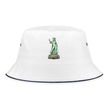 Lady Liberty reprend sa liberté Moderne - Bob - blanc/marine - Devant