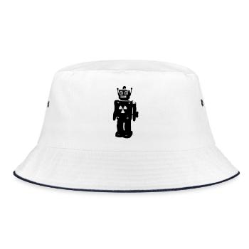 techno, robot - Bob - blanc/marine - Devant