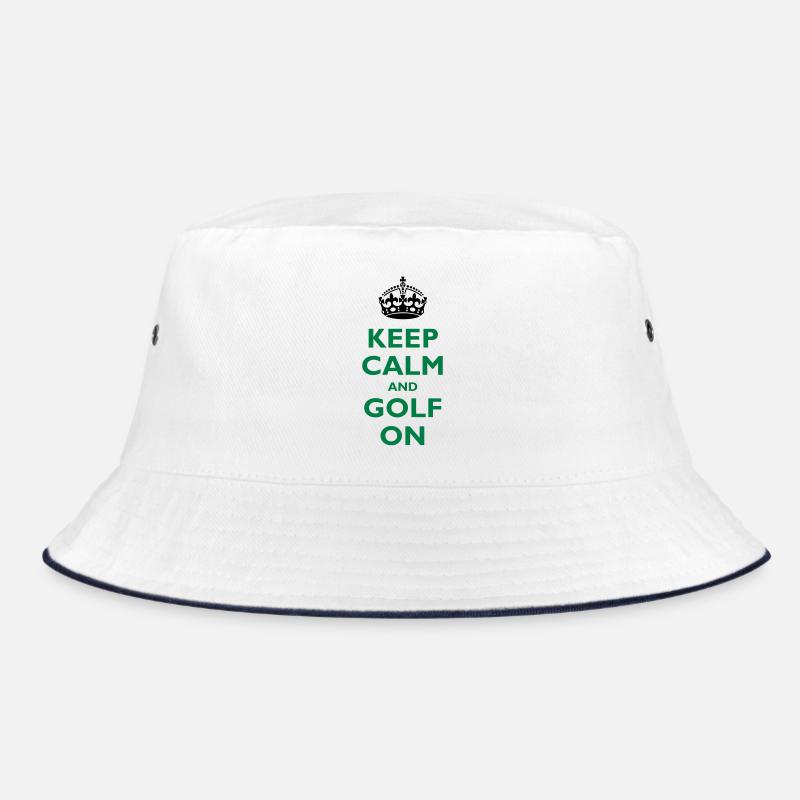Keep calm and golf on Bucket Hat