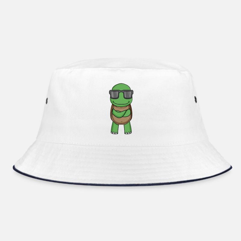 Schildkröte mit Sonnenbrille Bucket Hat