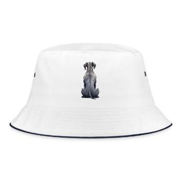 Great Dane - Bucket Hat - white/navy - Front