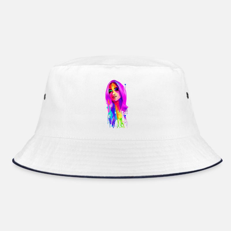 Lady 70 er Retro Bucket Hat