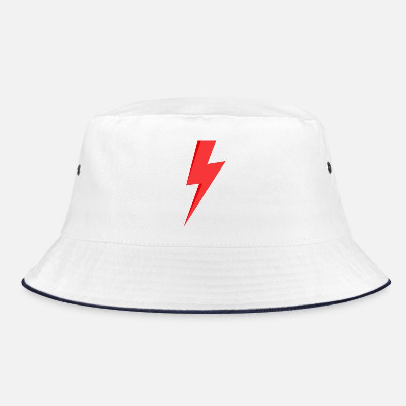 Red Lightning Bucket Hat