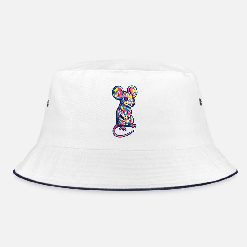 Maus Kunst Bunt Ratte Bucket Hat