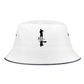 Stand Up Paddling - Bucket Hat - white/navy - Front