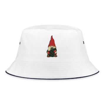 Wichtel - Bucket Hat - Weiß/Navy - Vorne