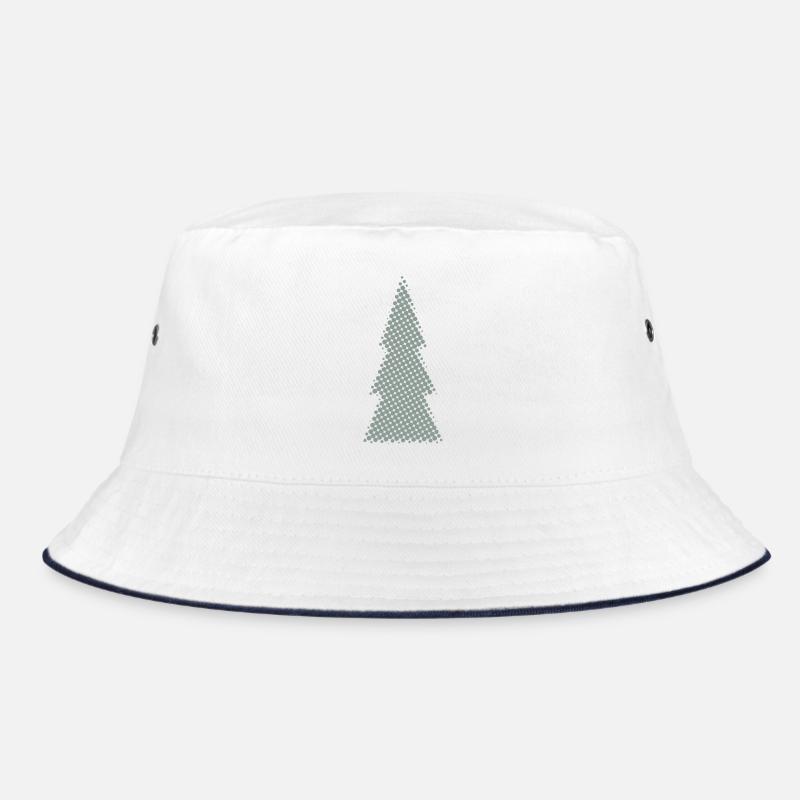 Weihnachtsbaum Pixeldesign tanne Bucket Hat