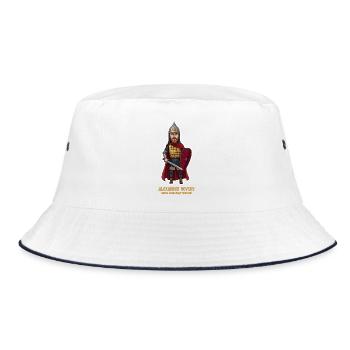 Aleksandr Nevsky - Bucket Hat - white/navy - Front