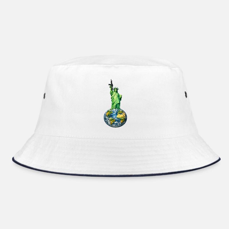 Freiheitsstatue mit M4-Karabiner Bucket Hat