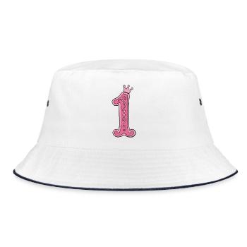 Pink Crown-1 Design - Bob - blanc/marine - Devant