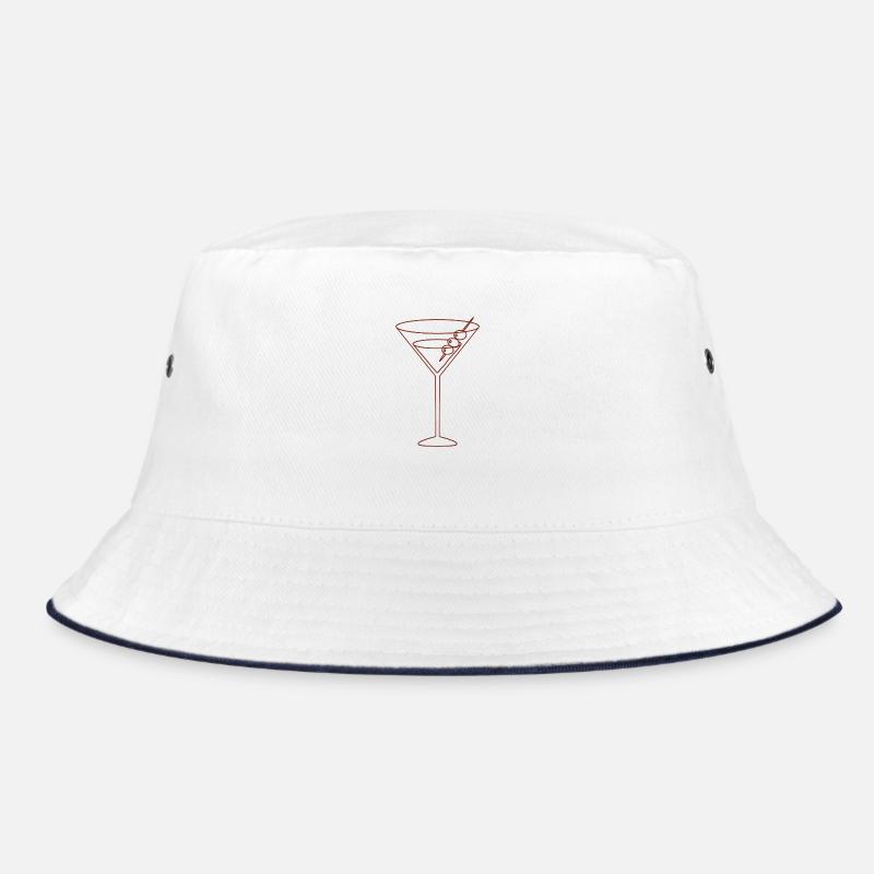 Oliven-Martini Bucket Hat