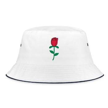 roses - Bob - blanc/marine - Devant