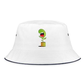 Plant - Bucket Hat - white/navy - Front