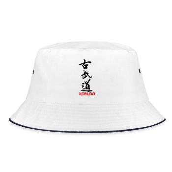 Kobudo noir japonais caractère écrit - Bob - blanc/marine - Devant