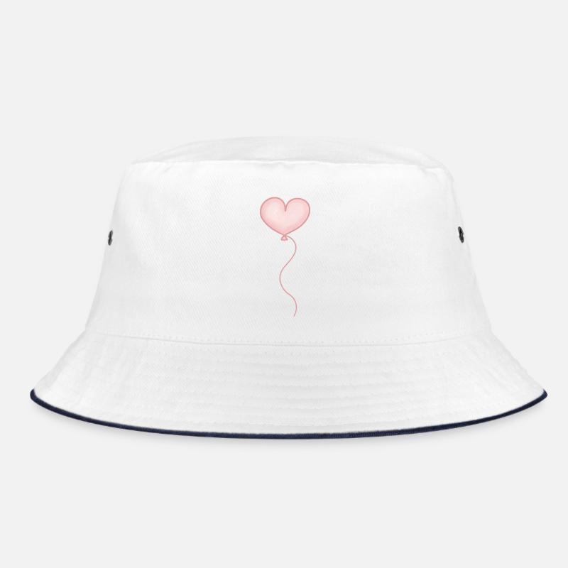 Cœur de ballon pastel rose Bob