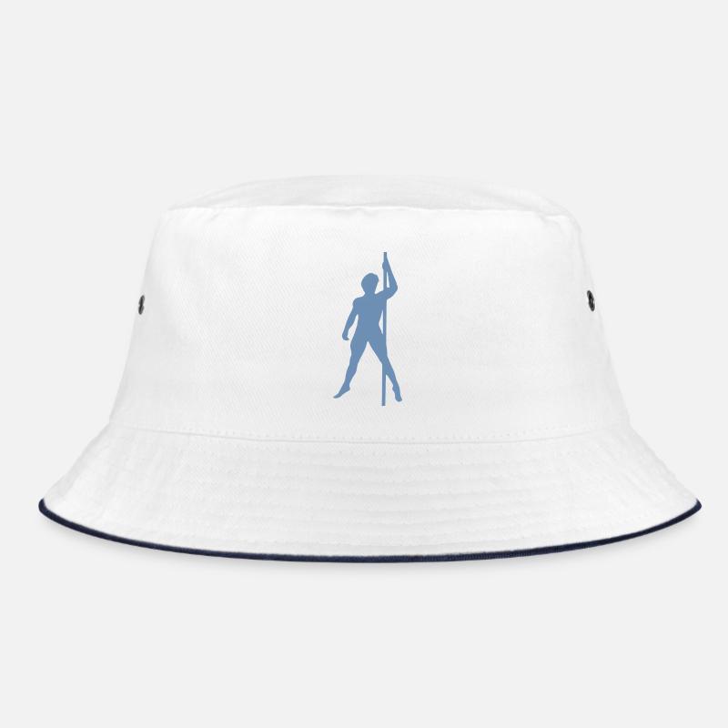 Men Silhouette Pole Dance Exotic Dance Bucket Hat