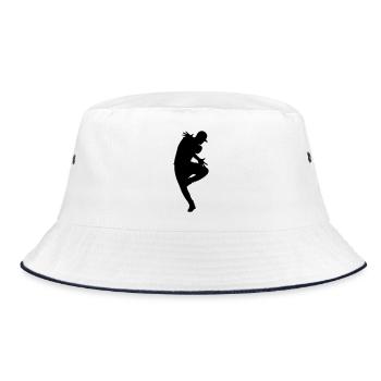 Silhouette B-Boy – Flowdance Flow - Bob - blanc/marine - Devant