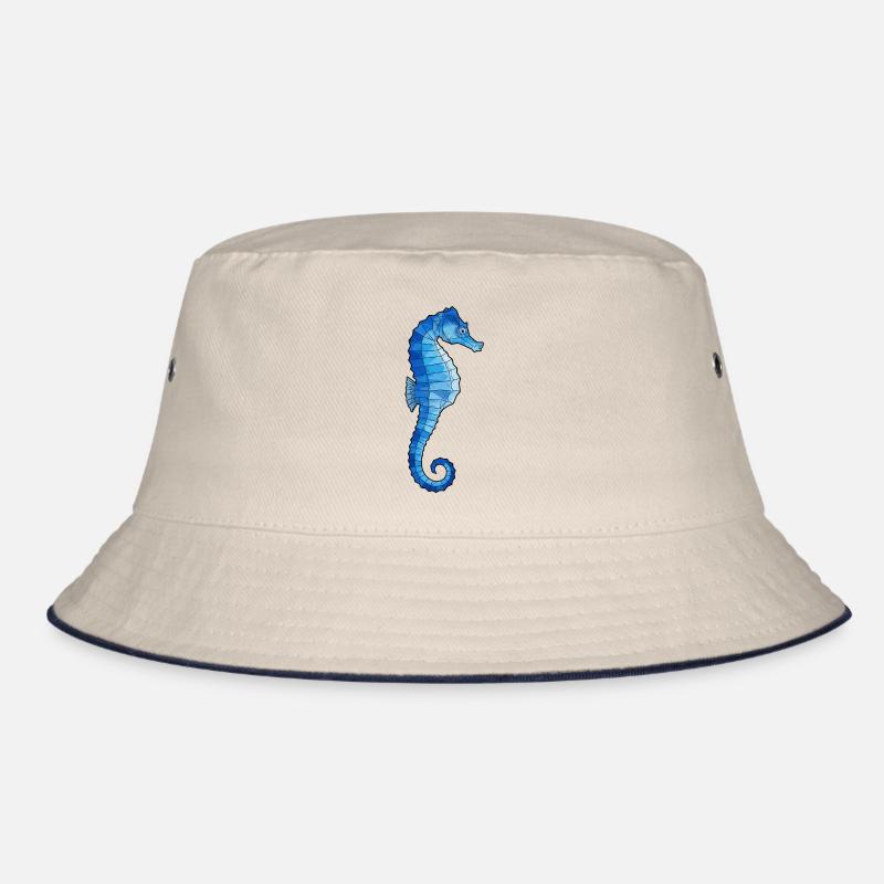 Hippocampe polygone bleu Bob