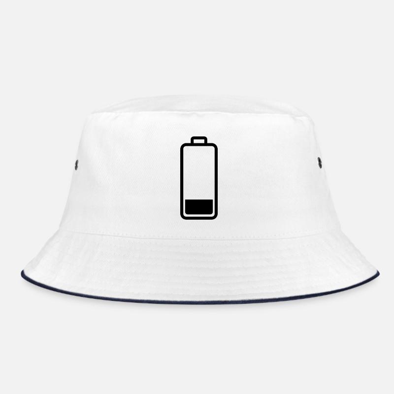 schwache Batterie Bucket Hat
