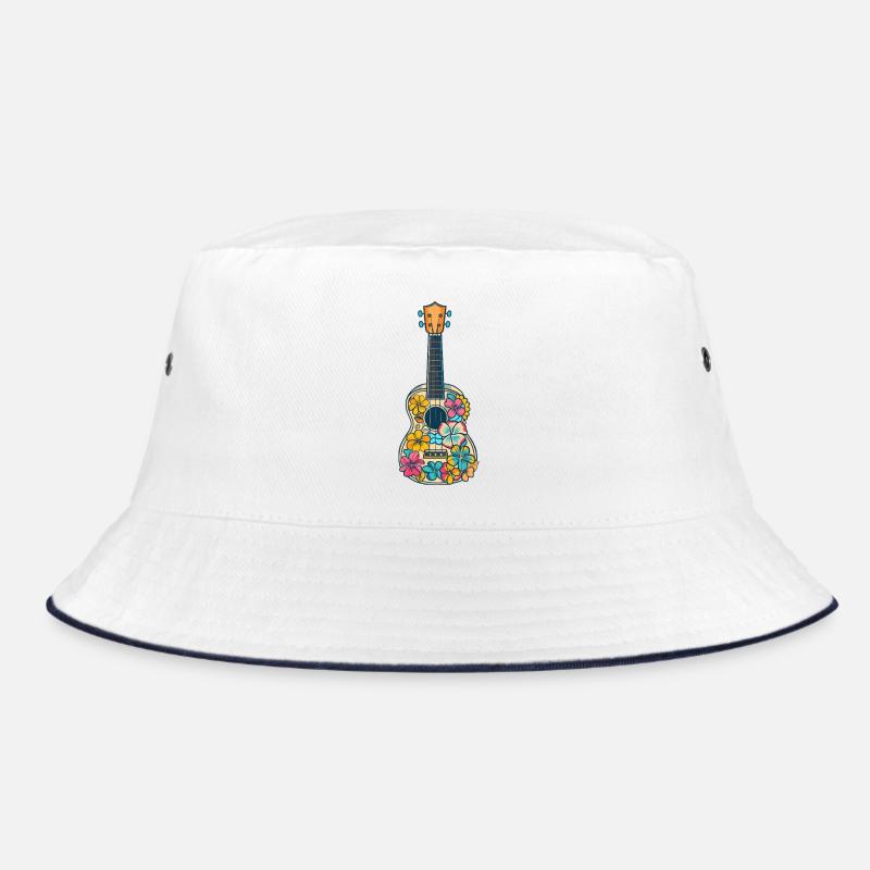 Ukulele Comic-Stil Bucket Hat