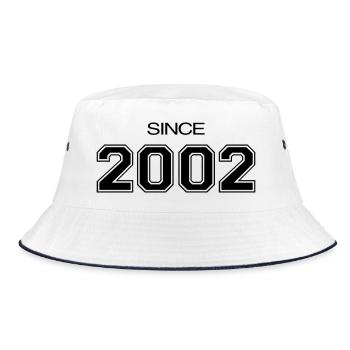 Depuis 2002 année de naissance ou d'évènement - Bob - blanc/marine - Devant