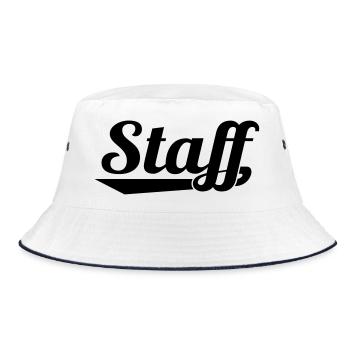2541614 127337063 STAFF - Bucket Hat - white/navy - Front