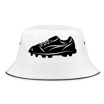 chaussure de football - Bob - blanc/marine - Devant