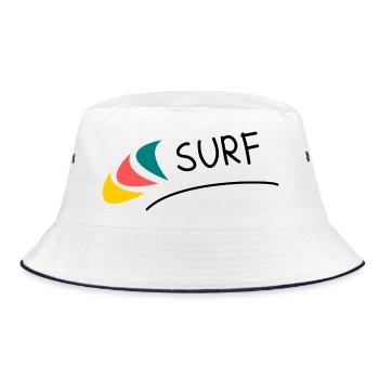 MISTRESS. MASTER. TEACHER. SCHOOL. MISTRESS - Bucket Hat - white/navy - Front