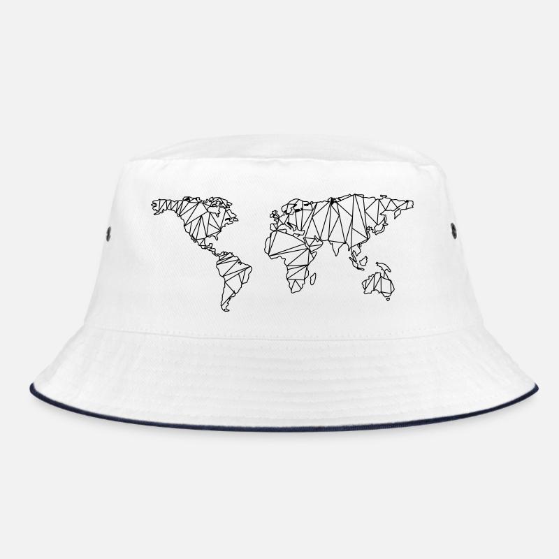 World map Bucket Hat
