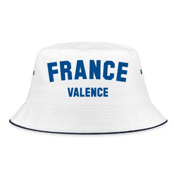 VALENCE France Frankreich - Bucket Hat - white/navy - Front