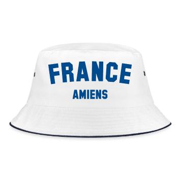 AMIENS France Frankreich - Bucket Hat - white/navy - Front