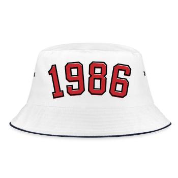 Année de naissance sport 1986 - Bob - blanc/marine - Devant