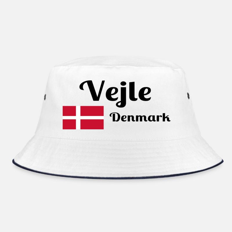 Vejle Denmark - Stilvolle Drucke Bucket Hat