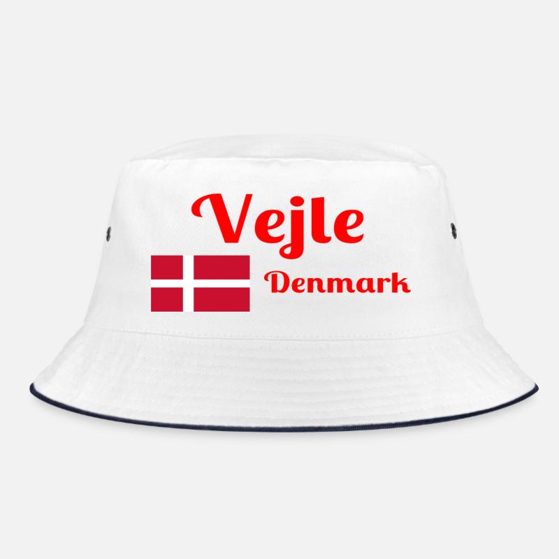 Vejle Denmark - Stilvolle Drucke Bucket Hat