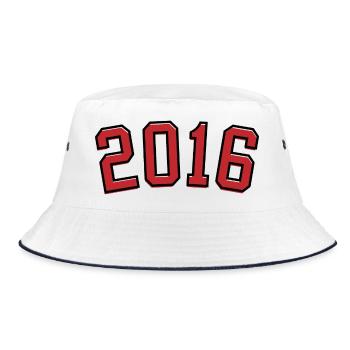 Année de naissance sport 2016 - Bob - blanc/marine - Devant