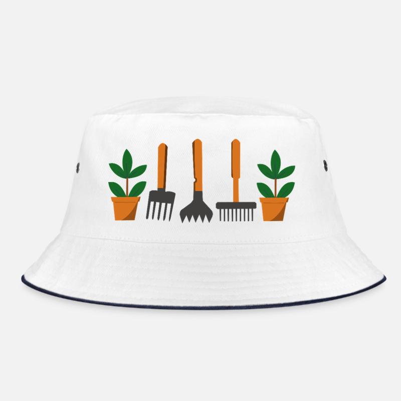 Garden tools and plants Bucket Hat