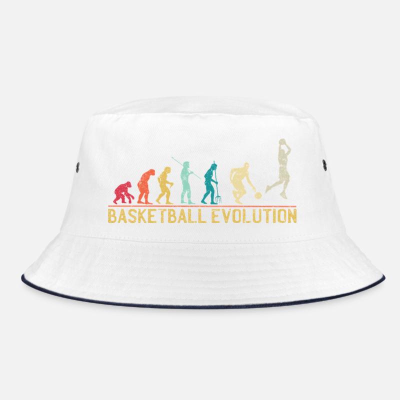 Basketball-Evolutions-Fortschrittsdesign Bucket Hat